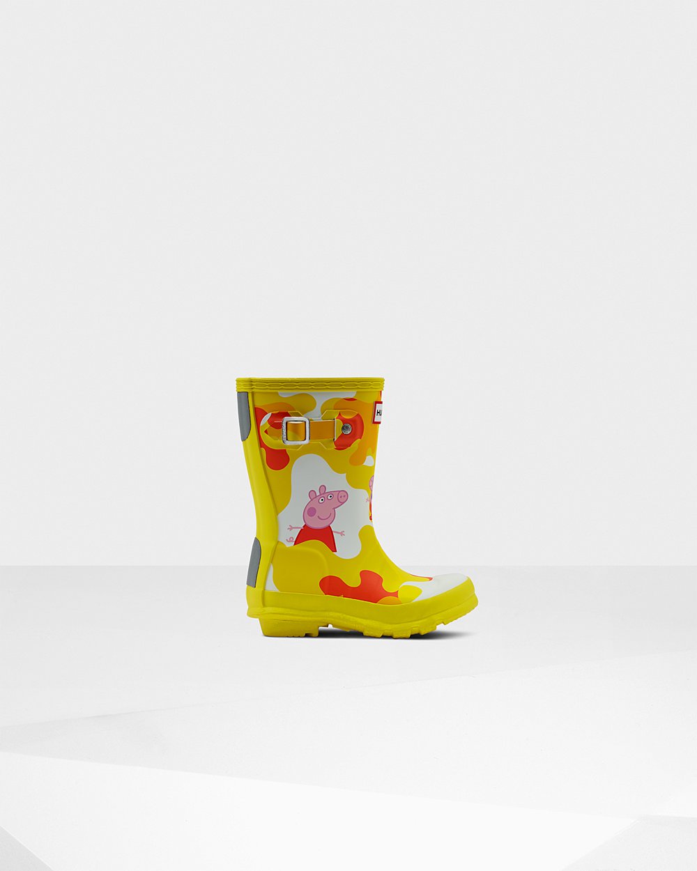 Botas De Agua Hunter Niños Amarillo Original Little Peppa Pig 270385-BWO